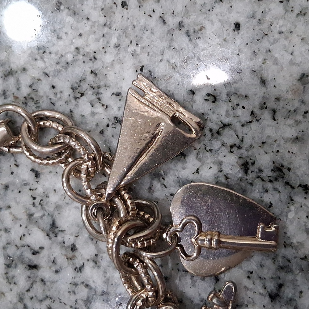 Vintage Charm Bracelet with Various Charms - Picture 2 of 5